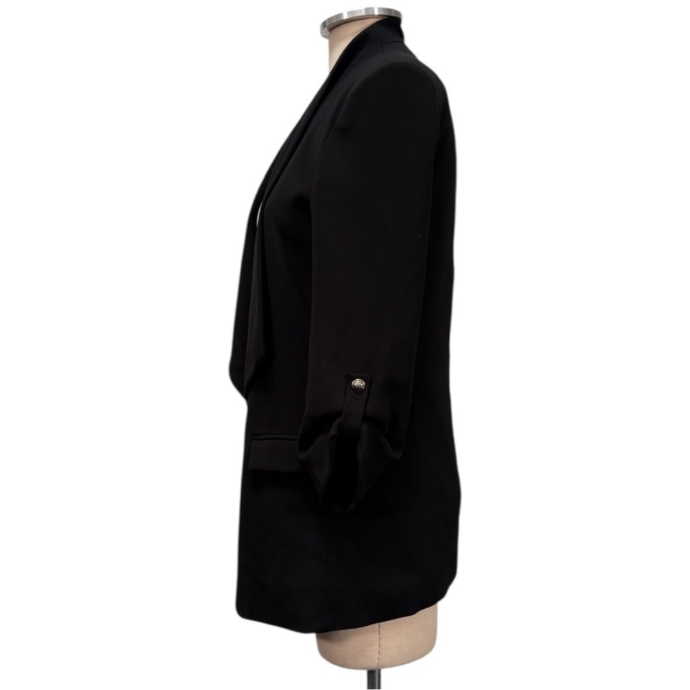 ZARA Draped Slouch Sleeve Blazer Size Small - Picture 3 of 10
